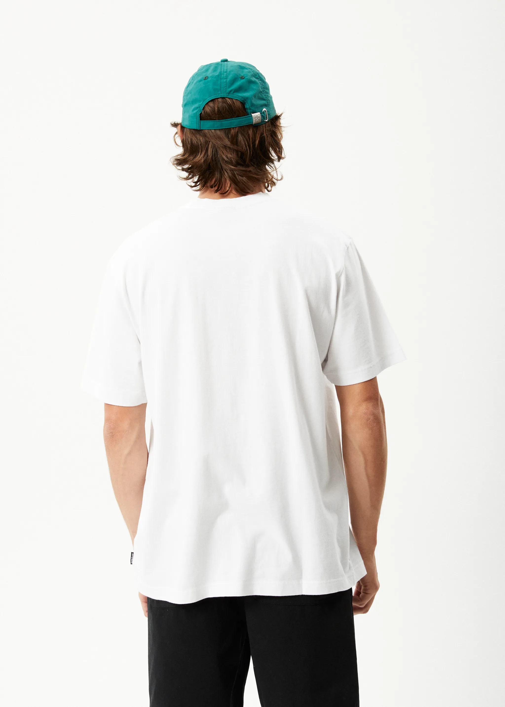 AFENDS Mens Psychedelic - Retro Graphic T-Shirt - White