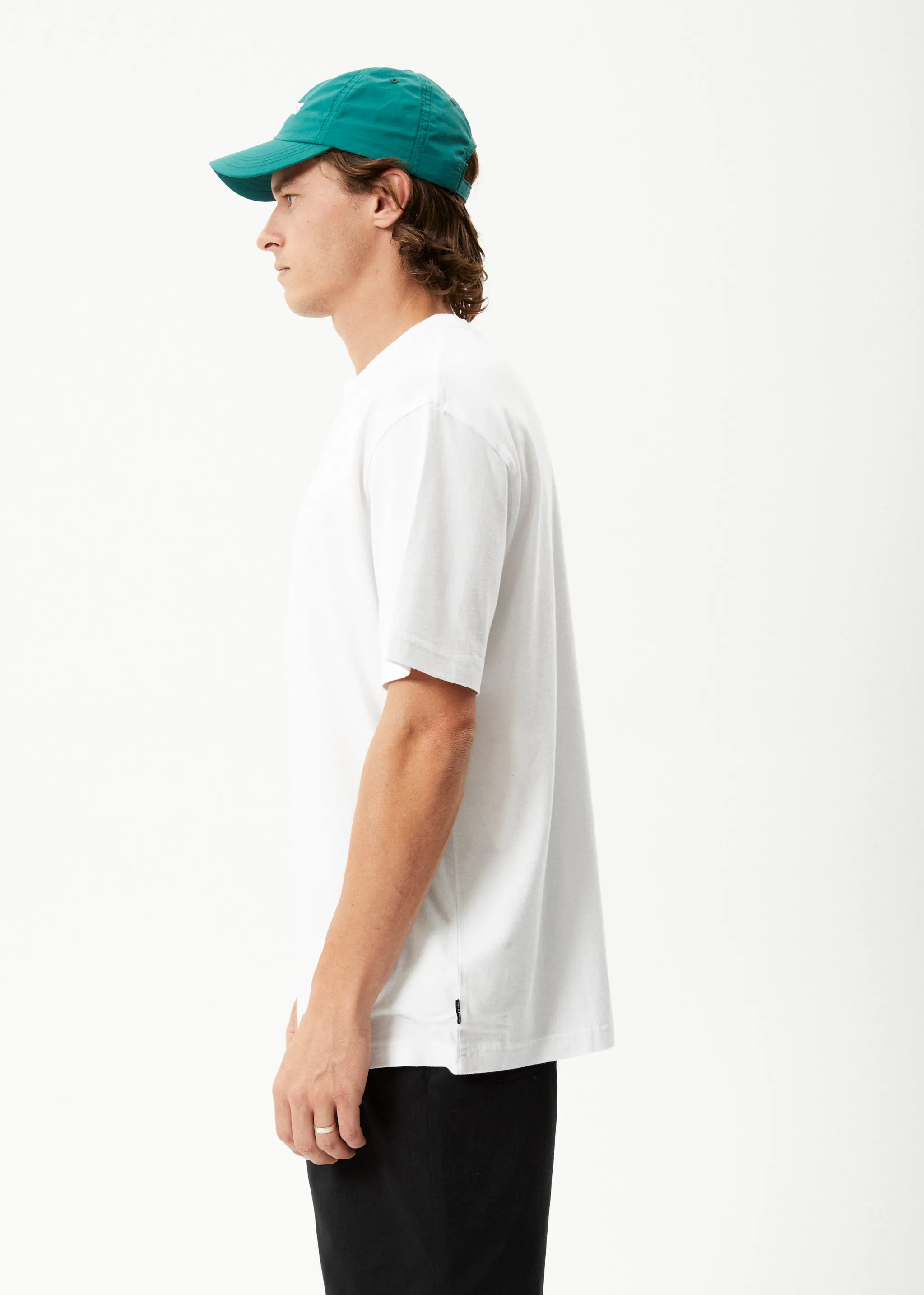 AFENDS Mens Psychedelic - Retro Graphic T-Shirt - White