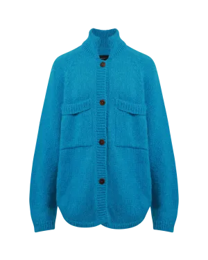 Alpaca Polo Cardigan