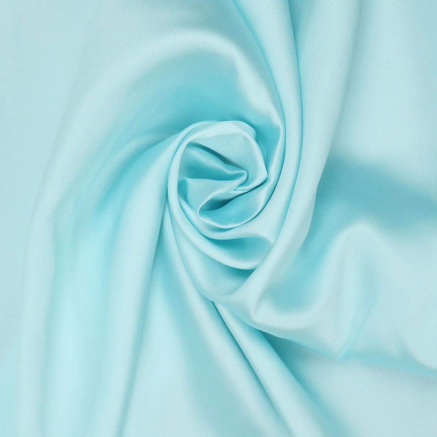 Aqua Solid Mikado Fabric