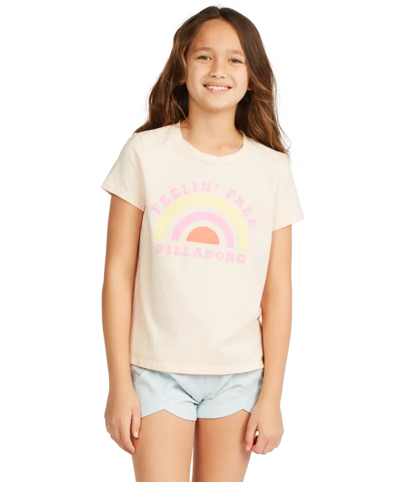 Billabong Feelin Free Tee-Just Peachy