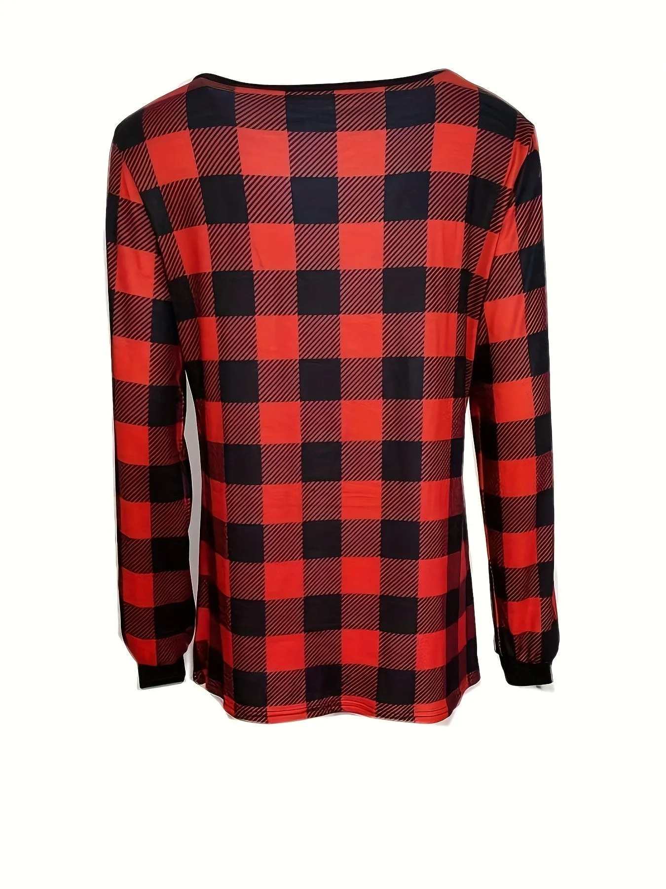 Buffalo Plaid Tunic Top