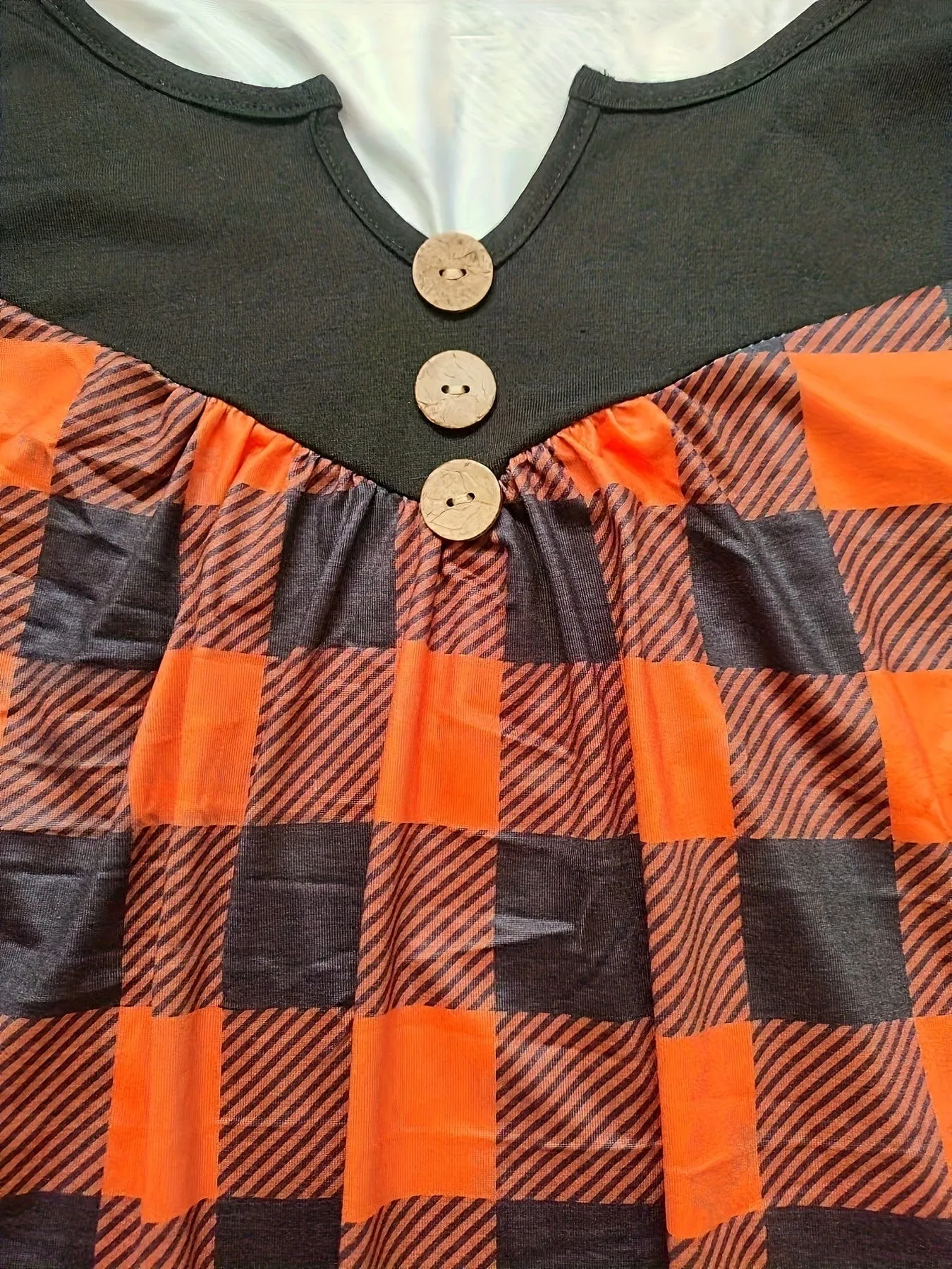 Buffalo Plaid Tunic Top