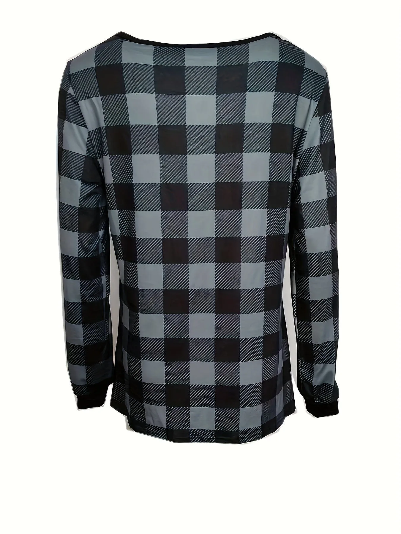 Buffalo Plaid Tunic Top