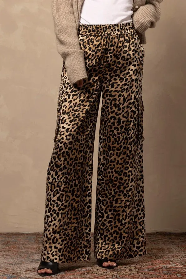Delma Silk Cargo Pant