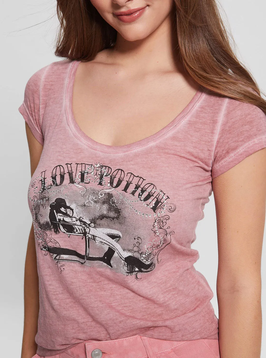 Eco Vintage Blush Love Potion T-Shirt
