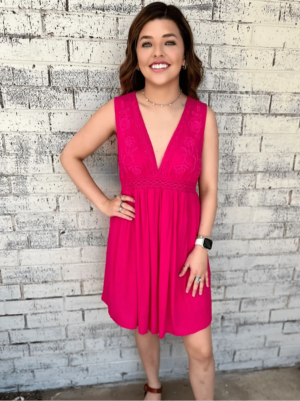 Elegantly Pink Dress