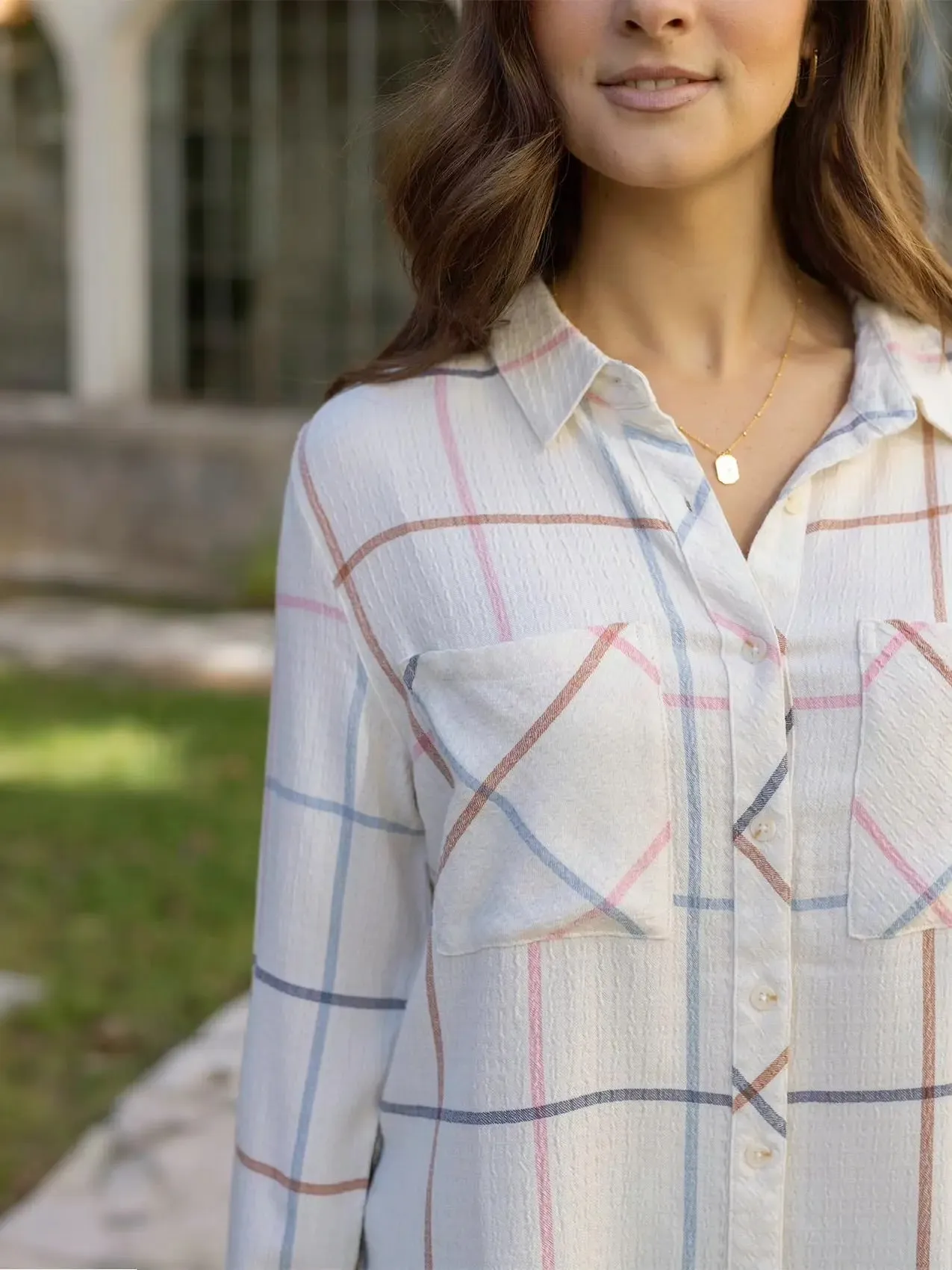 Favourite Button Up Top- grace and lace