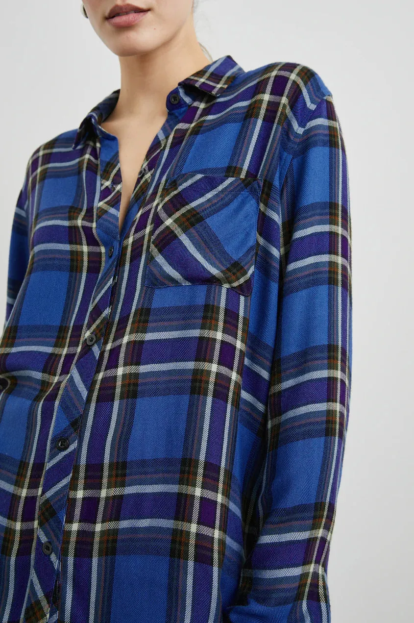 Hunter Shirt - Sapphire Indigo