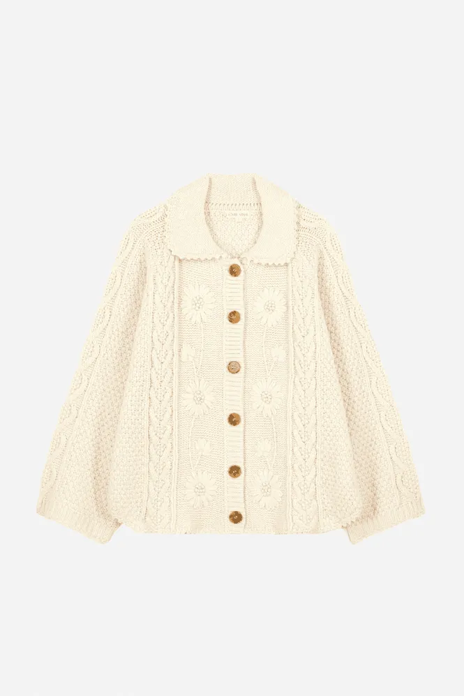 LOUISE MISHA CAPE KHELLANE CREAM