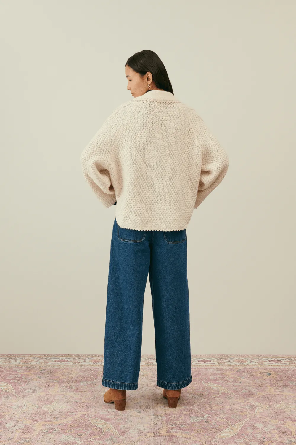 LOUISE MISHA CAPE KHELLANE CREAM