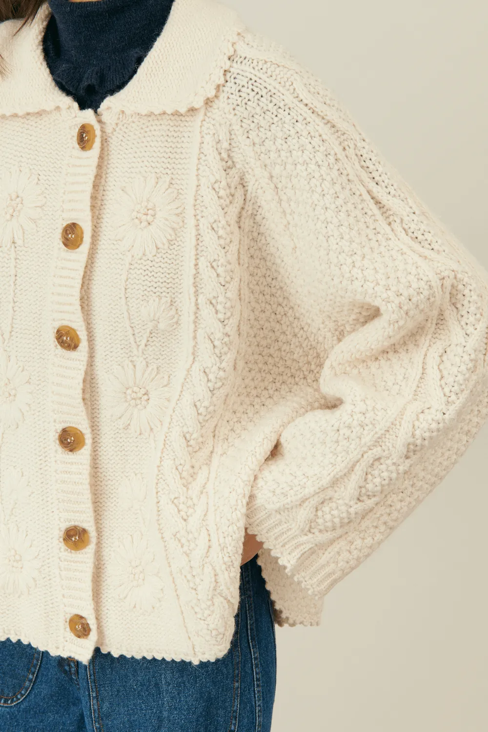 LOUISE MISHA CAPE KHELLANE CREAM