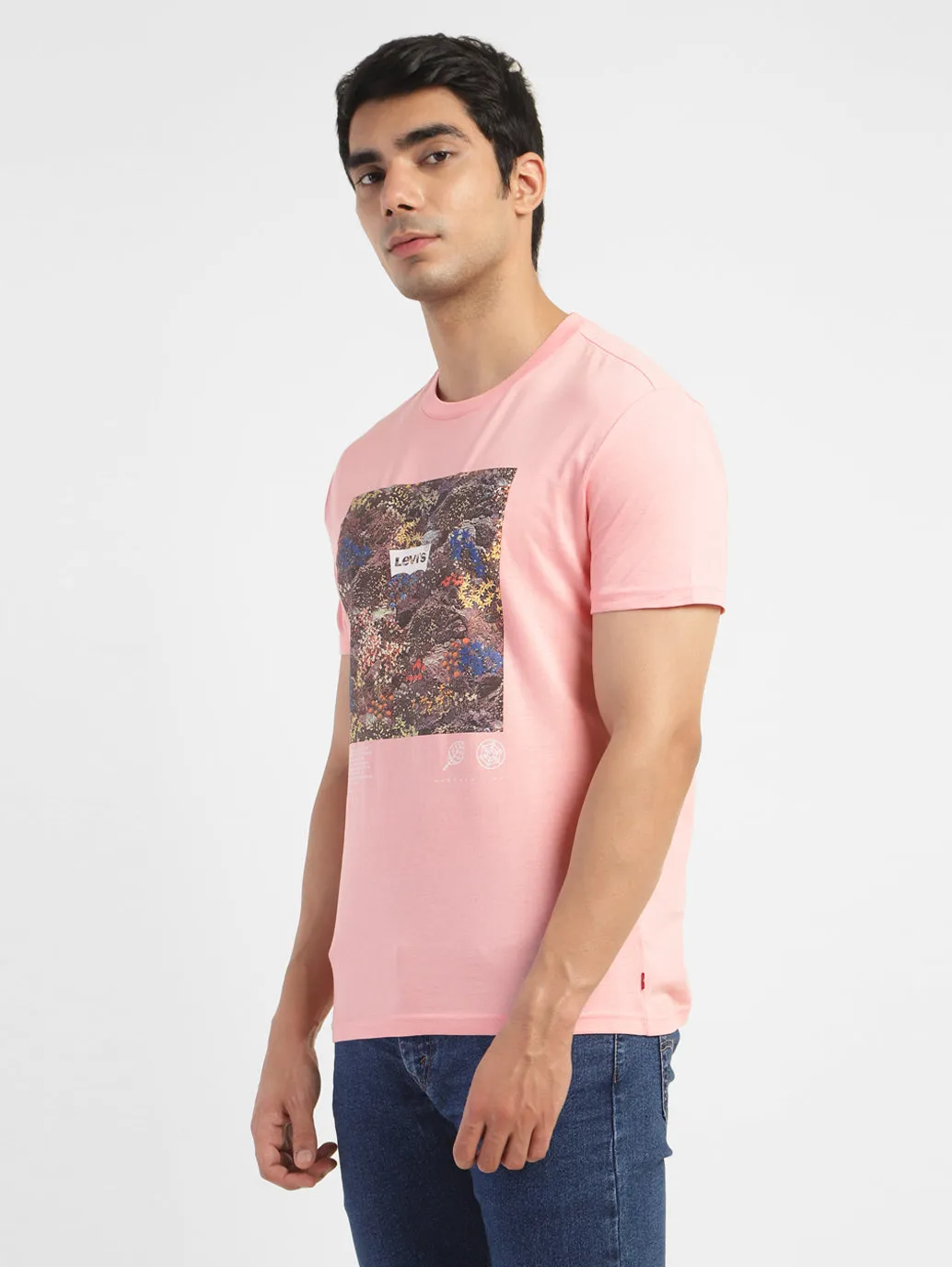 Men's Graphic Print Slim Fit T-shirt