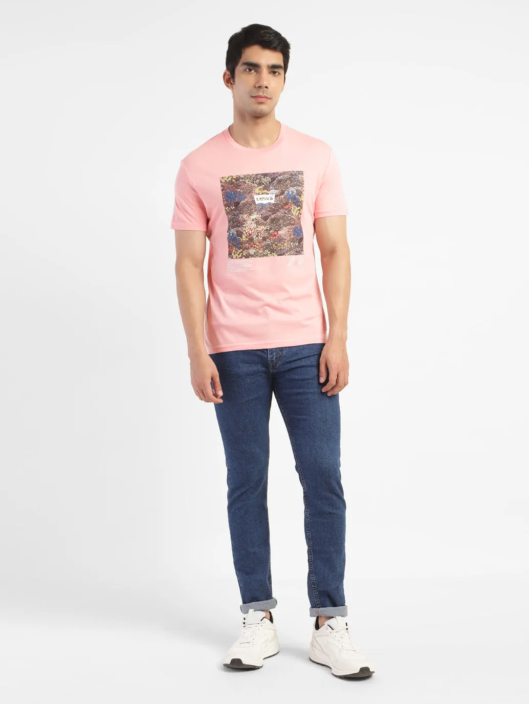 Men's Graphic Print Slim Fit T-shirt
