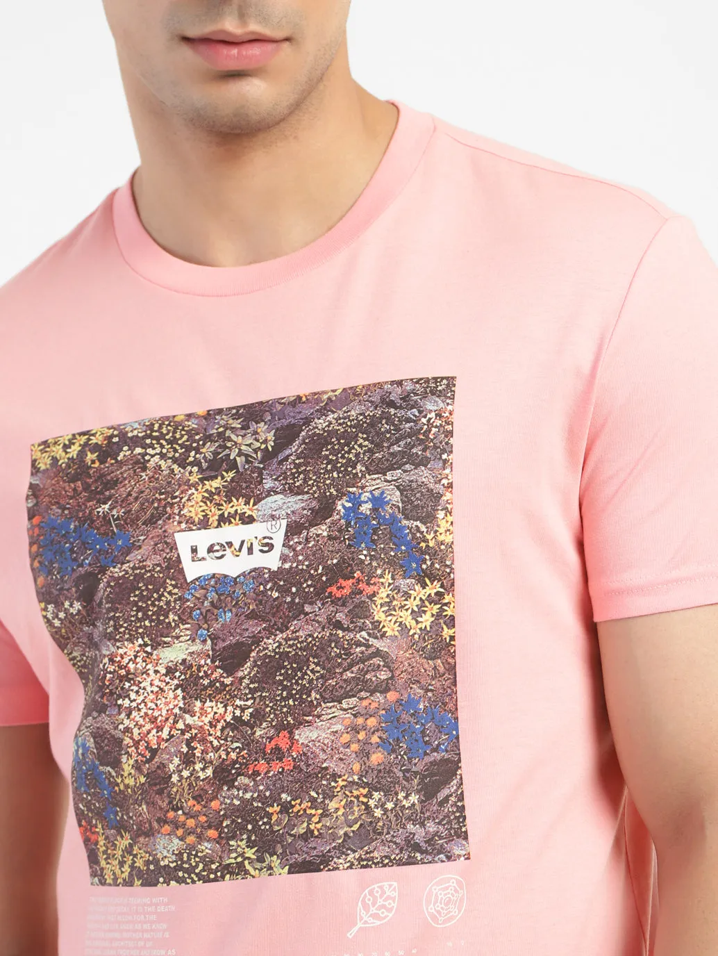 Men's Graphic Print Slim Fit T-shirt