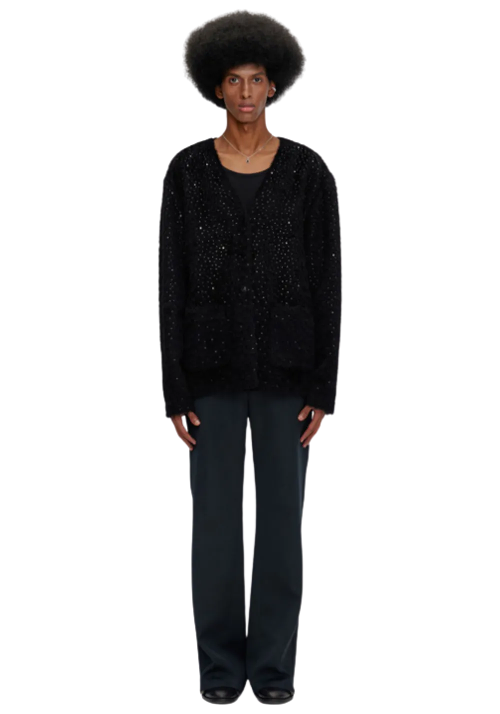 Night Sparkle Water Crystal Cardigan