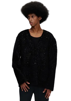 Night Sparkle Water Crystal Cardigan