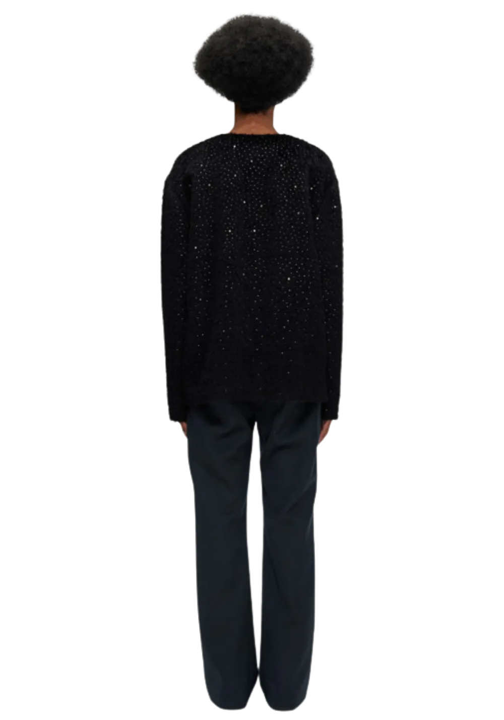 Night Sparkle Water Crystal Cardigan