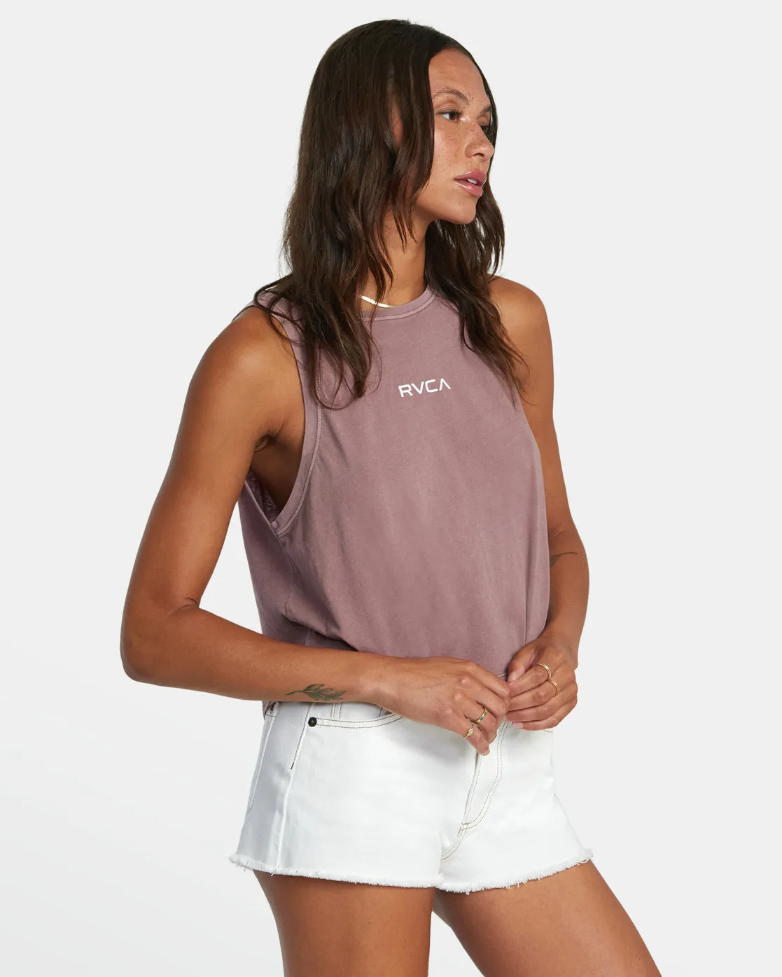 Small RVCA Tank Top - Mauve