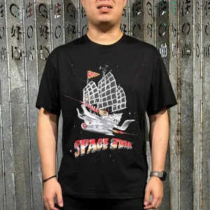 Space Junk Oversized T-shirt, Black