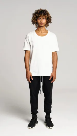 Tee Scoop Neck White