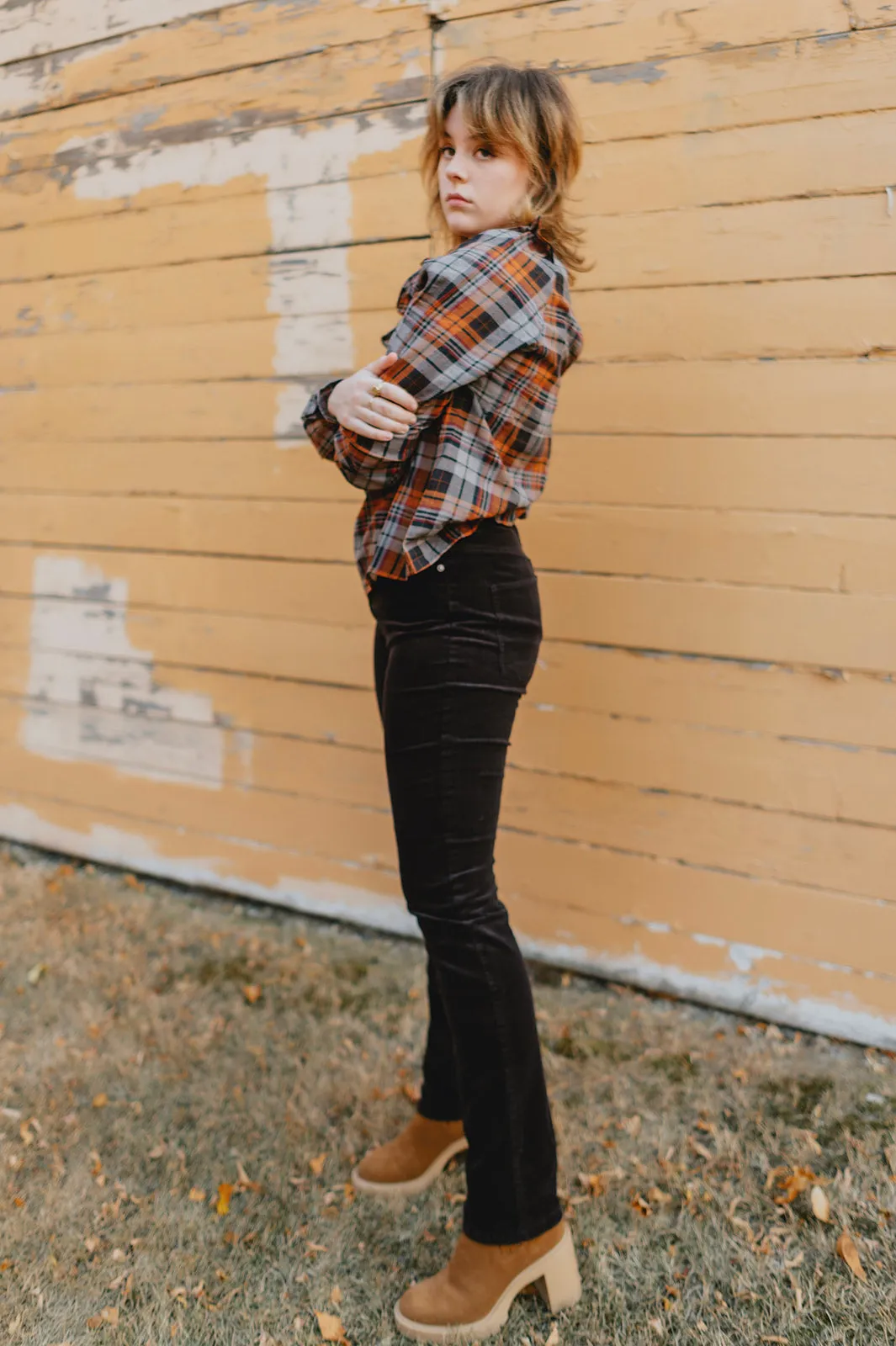 The Amora Plaid Blouse