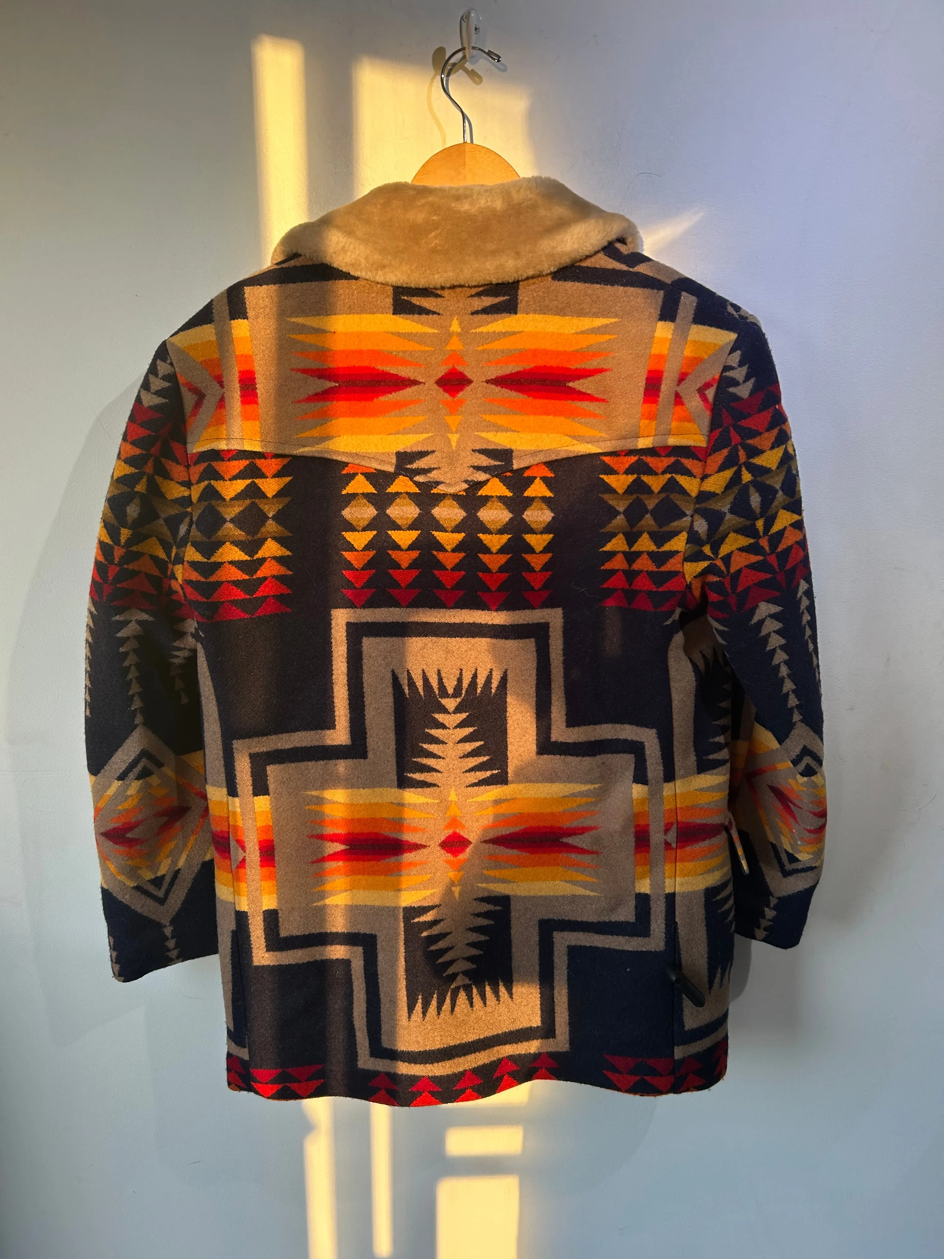 Vintage Pendleton Southwest Pattern Wool Coat