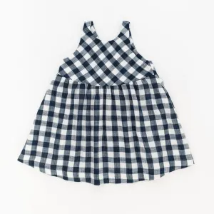 Weekend Dress in Midnight Gingham
